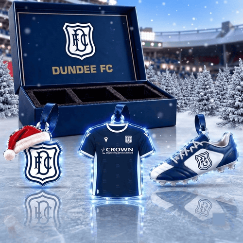 Dundee FC Scottish Premiership Team Full Set 3 Acrylic Ornament