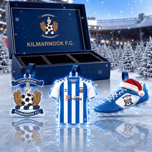 Kilmarnock Scottish Premiership Team Full Set 3 Acrylic Ornament