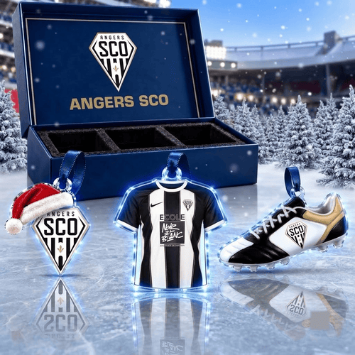 Angers SCO Ligue 1 Team Full Set 3 Acrylic Ornament