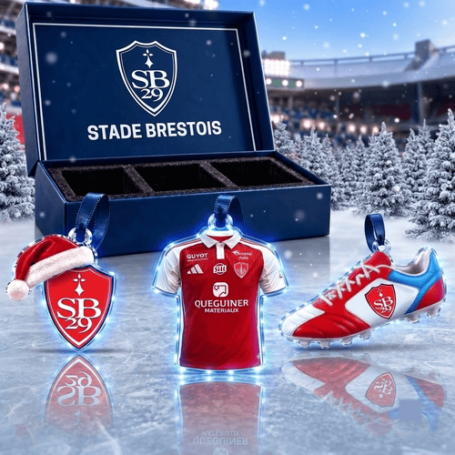 Stade Brestois Ligue 1 Team Full Set 3 Acrylic Ornament