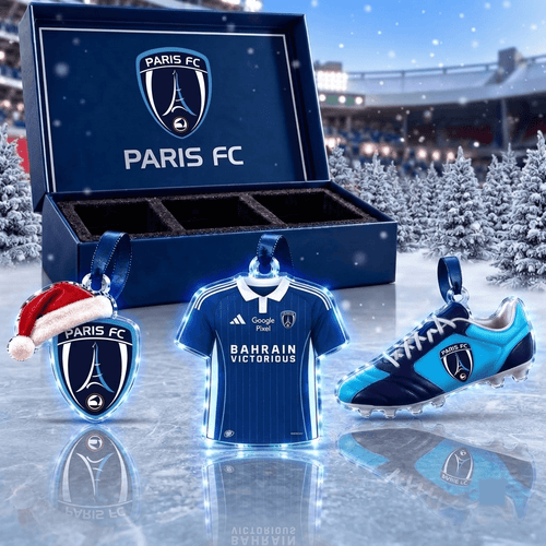 Paris FC Ligue 1 Team Full Set 3 Acrylic Ornament