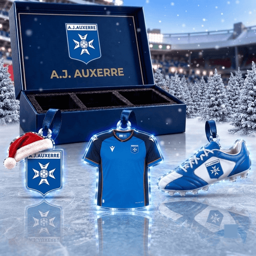 AJ Auxerre Ligue 1 Team Full Set 3 Acrylic Ornament