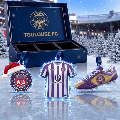 Toulouse FC Ligue 1 Team Full Set 3 Acrylic Ornament