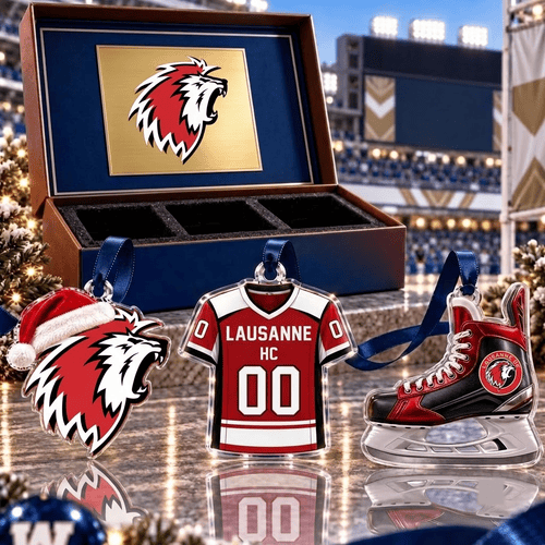 Lausanne HC NL Team Full Set 3 Acrylic Ornament