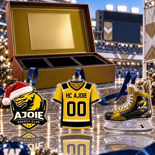 HC Ajoie NL Team Full Set 3 Acrylic Ornament