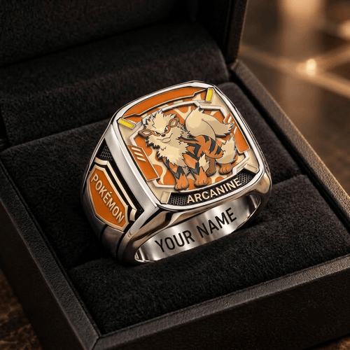 Arcanine Pokemon Custom Fan Ring Print Style 3