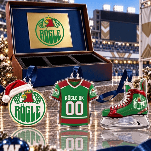 Rögle BK SHL Team Full Set 3 Acrylic Ornament