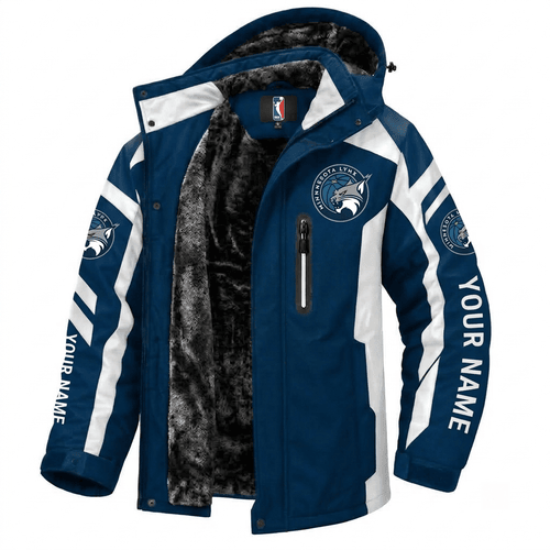Minnesota Lynx WNBA Waterproof Winter Parka Jacket