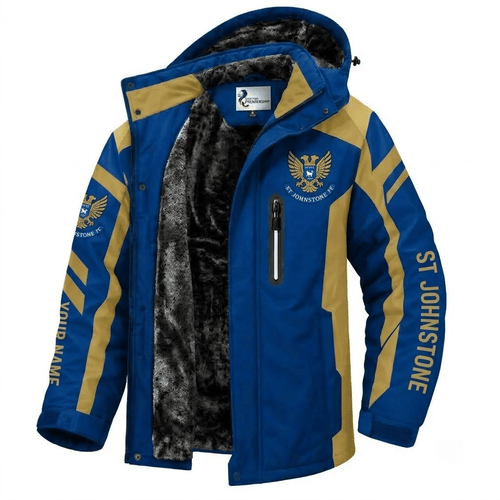 St Johnstone Scottish Premiership Waterproof Winter Parka Jacket