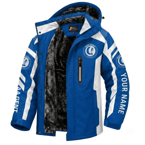 KAA Gent Belgian Pro League Waterproof Winter Parka Jacket