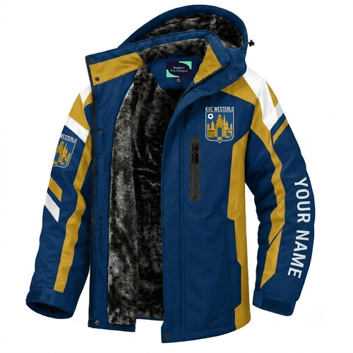 KVC Westerlo Belgian Pro League Waterproof Winter Parka Jacket