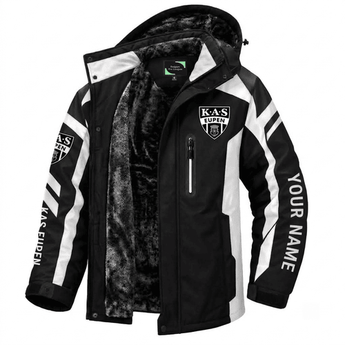 KAS Eupen Belgian Pro League Waterproof Winter Parka Jacket