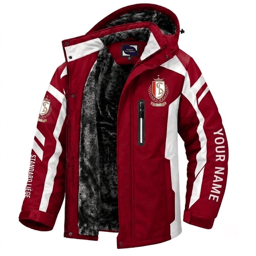Standard Liège Belgian Pro League Waterproof Winter Parka Jacket