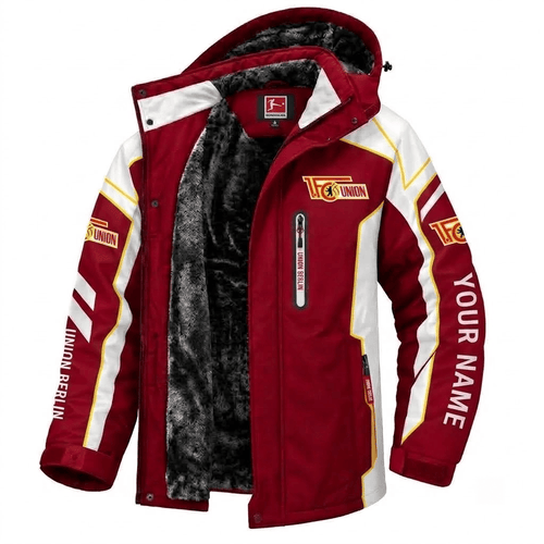 Union Berlin Bundesliga Waterproof Winter Parka Jacket