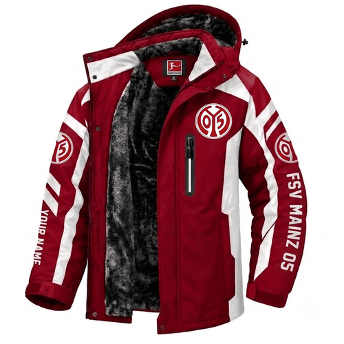 FSV Mainz 05 Bundesliga Waterproof Winter Parka Jacket
