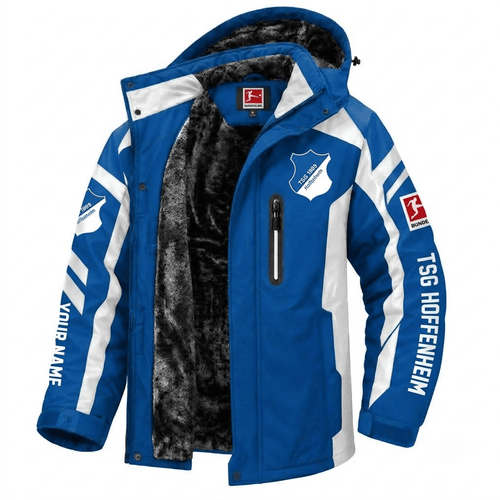 TSG Hoffenheim Bundesliga Waterproof Winter Parka Jacket
