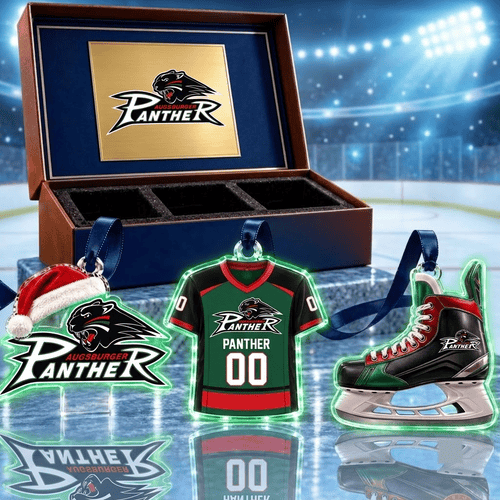 Augsburger Panther DEL Team Full Set 3 Acrylic Ornament