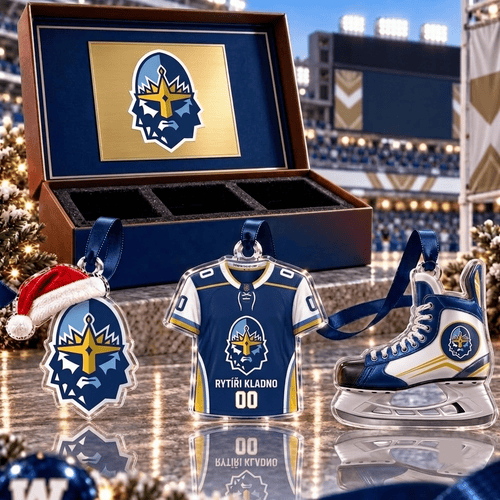 Rytíři Kladno Czech Extraliga Team Full Set 3 Acrylic Ornament