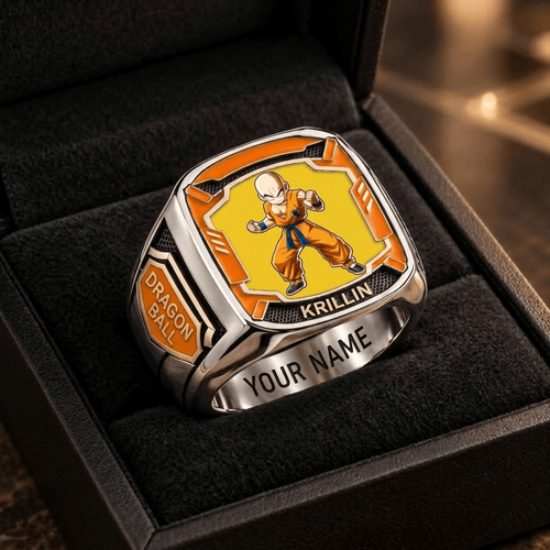 Krillin Dragon Ball Custom Fan Ring Print Style 3