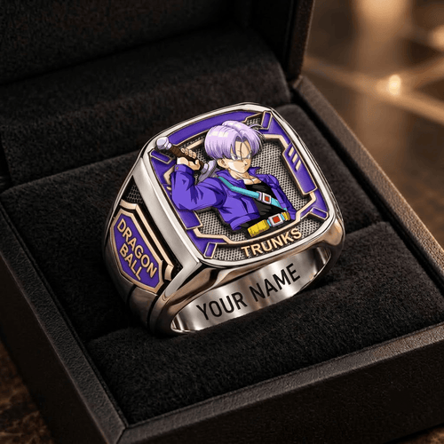 Trunks Dragon Ball Custom Fan Ring Print Style 3