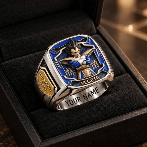 Vegeta Dragon Ball Custom Fan Ring Print Style 3