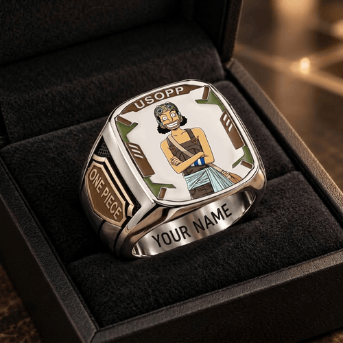 Usopp One Piece Custom Fan Ring Print Style 3