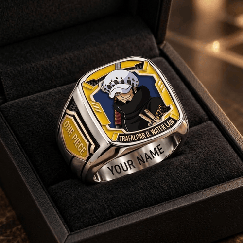 Trafalgar D. Water Law One Piece Custom Fan Ring Print Style 3