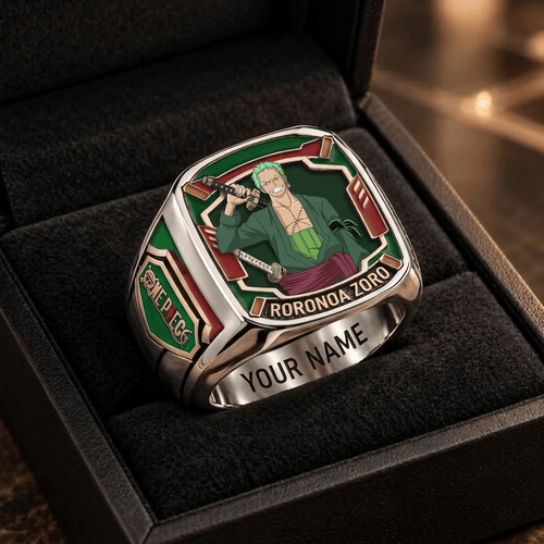Roronoa Zoro One Piece Custom Fan Ring Print Style 3