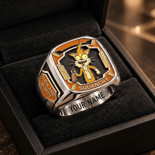 Squanchy Rick and Morty Custom Fan Ring Print Style 3