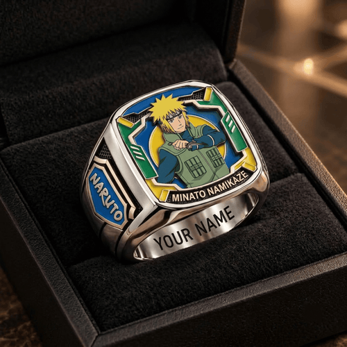 Minato Namikaze Naruto Custom Fan Ring Print Style 3