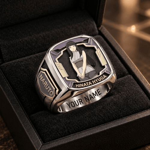 Hinata Hyuga Naruto Custom Fan Ring Print Style 3