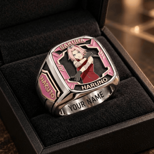 Sakura Haruno Naruto Custom Fan Ring Print Style 3