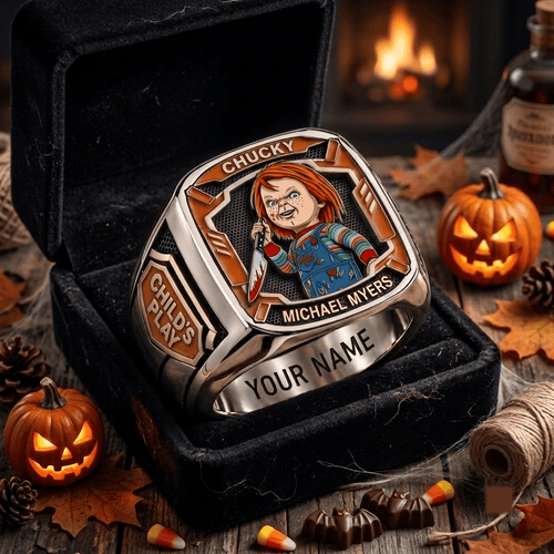 Chucky Child's Play x Halloween Custom Fan Ring Print Style 3