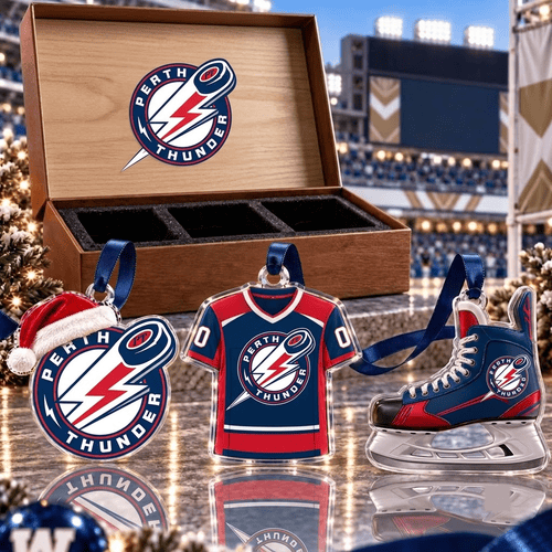 Perth Thunder AIHI Team Full Set 3 Acrylic Ornament