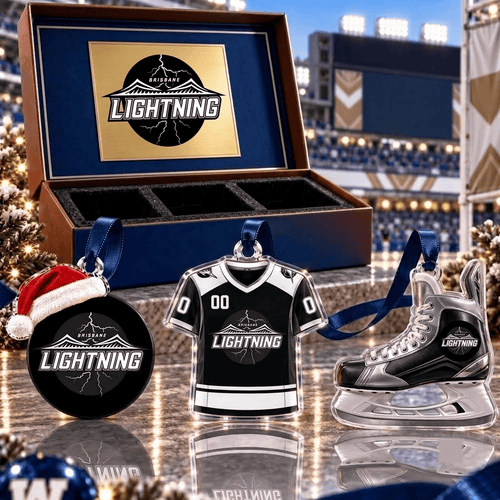 Brisbane Lightning AIHI Team Full Set 3 Acrylic Ornament