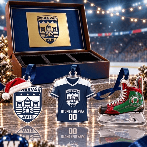Hydro Fehérvár AV19 ICEHL Team Full Set 3 Acrylic Ornament