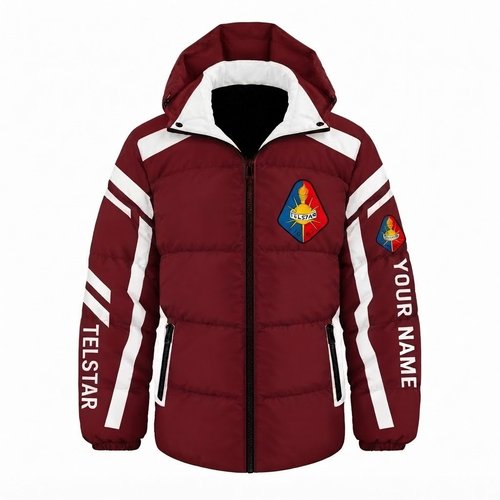 Telstar Eredivisie Waterproof Thickened Down Jacket Custom Name