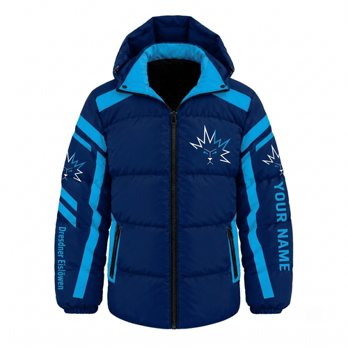 Dresdner Eislöwen DEL Waterproof Thickened Down Jacket Custom Name