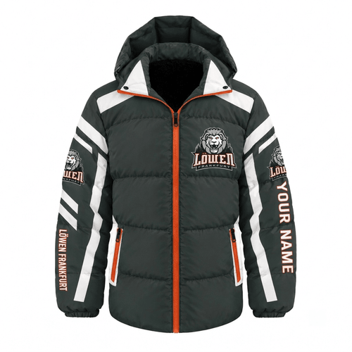Löwen Frankfurt DEL Waterproof Thickened Down Jacket Custom Name