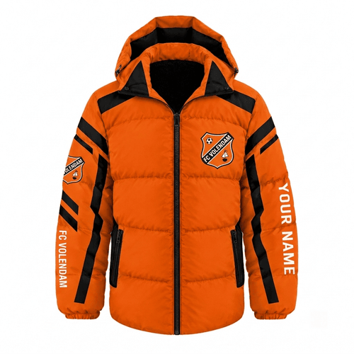 FC Volendam Eredivisie Waterproof Thickened Down Jacket Custom Name