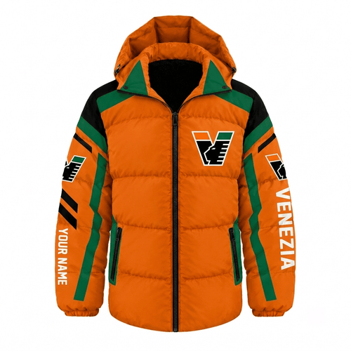 Venezia Serie A Waterproof Thickened Down Jacket Custom Name