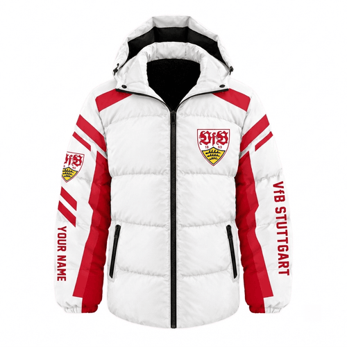 VfB Stuttgart Bundesliga Waterproof Thickened Down Jacket Custom Name