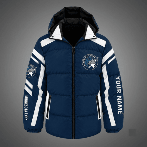 Minnesota Lynx WNBA Waterproof Thickened Down Jacket Custom Name