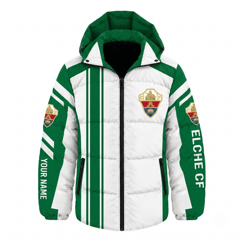 Elche La Liga Waterproof Thickened Down Jacket Custom Name