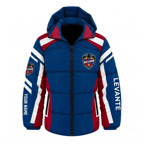 Levante La Liga Waterproof Thickened Down Jacket Custom Name