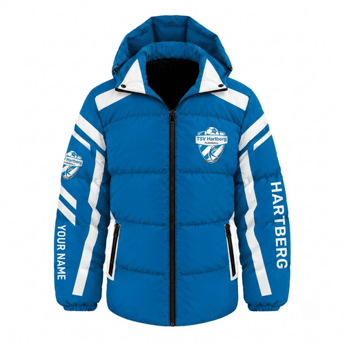 Hartberg Austrian Bundesliga Waterproof Thickened Down Jacket Custom Name