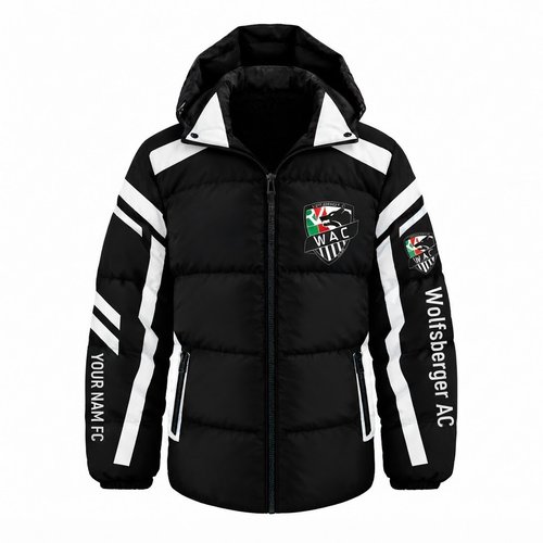 Wolfsberger AC Austrian Bundesliga Waterproof Thickened Down Jacket Custom Name