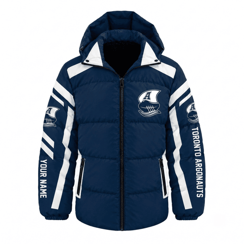 Toronto Argonauts CFL Waterproof Thickened Down Jacket Custom Name