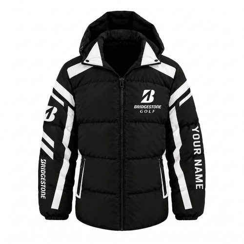 Bridgestone Golf  Waterproof Thickened Down Jacket Custom Name