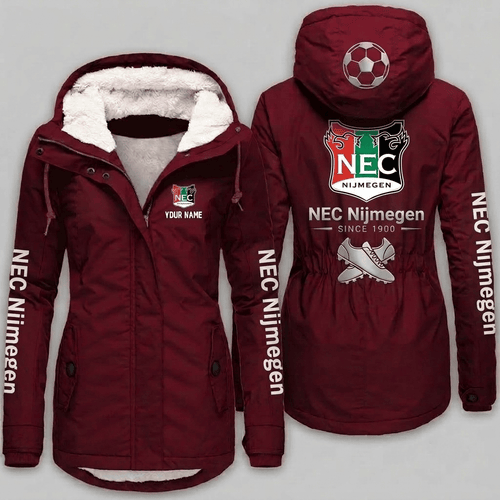 NEC Nijmegen Eredivisie Woman Winter Fleece Jacket Custom Name